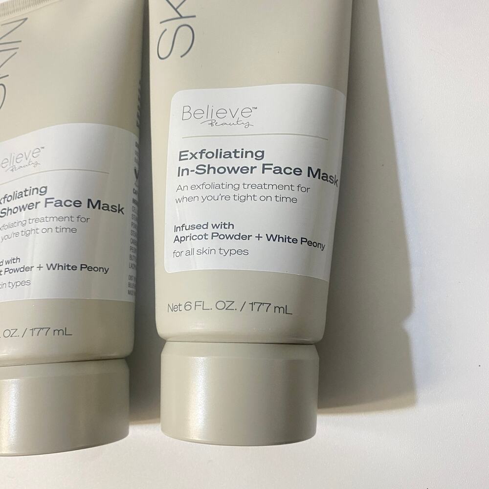 2 New Believe Beauty Skin Exfoliating In-Shower Face Mask 6 Oz - Picture 2 of 7